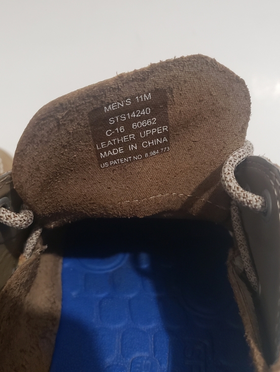 Sperry Gamefish 3 Eye Boat Shoes Men's 11M Tan Leather STS14240